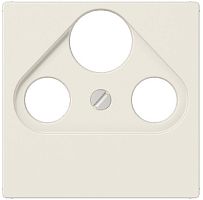 Лицевая панель Jung EcoProfi для 3-м. розетки TV+R+SAT слоновая кость картинка